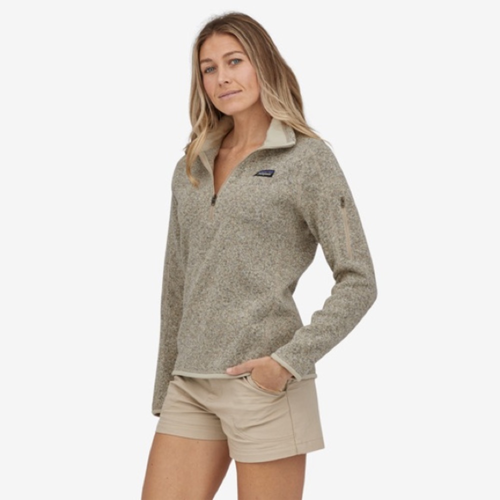 Patagonia Women’s Better Sweater 1/4-Zip Fleece — Pelican